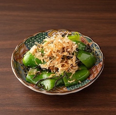 塩昆布ピーマン