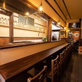 お1人様やデートにも最適なカウンター席（1名様～2名様）
