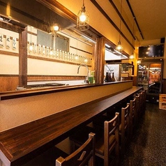 お1人様やデートにも最適なカウンター席(1名様~2名様)
