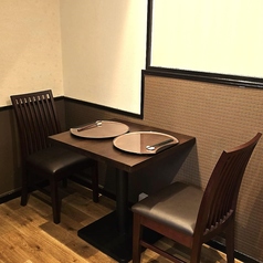 最大4名様でご利用いただけるテーブル席です。