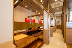 掘りごたつで足元も快適☆