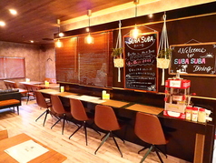 カウンター席をご用意してます。