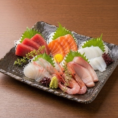 鮮魚の五点盛り合わせ