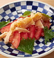 ガリトマト ~オーガニックジンジャーソースがけ~