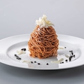 料理メニュー写真&nbsp;栗＆ペコリーノチーズモンブラン