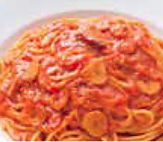 トマトとニンニクのスパゲティ 
