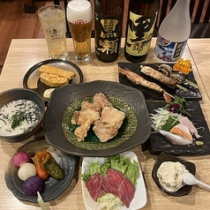 煉獄炭火 鰻鶏のコース写真