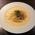 料理メニュー写真&nbsp;【クリームソース】サーモンとタラコのクリームパスタ