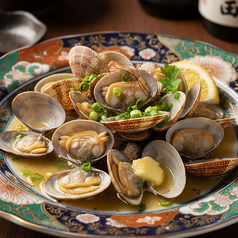 あさり酒蒸し又はあさりバター焼き