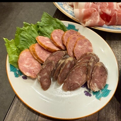 哈爾濱名物ソーセージ