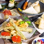 旬の食材の魅力を存分にお楽しみいただけるコース料理。お得な2時間飲み放題付きで幹事様必見です！