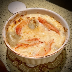 かに味噌と木の子のグラタン