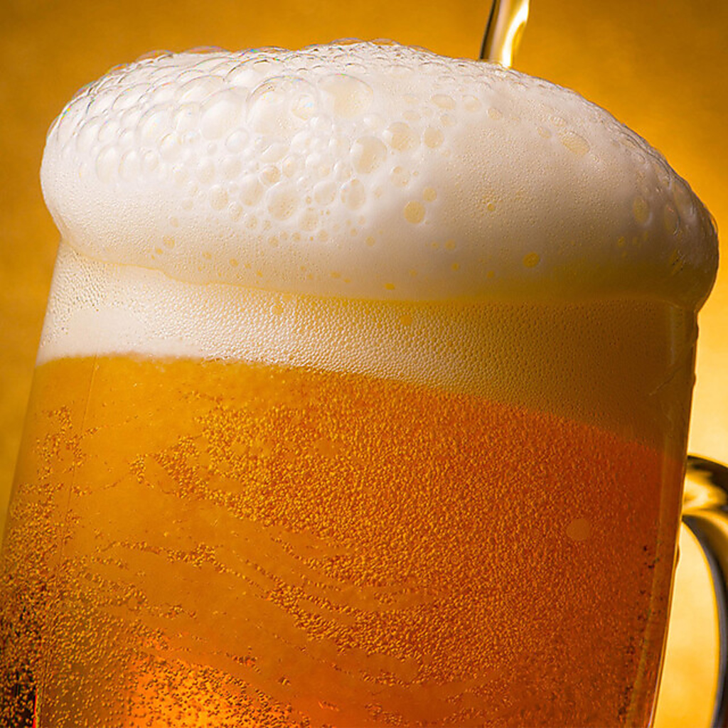 当店は「神泡」達人店。クリーミーで口当たりの良い、華やかな香りの生ビールをご提供しております！