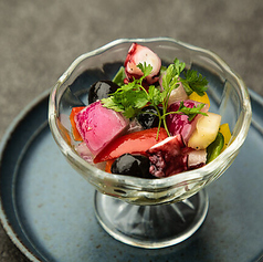 新鮮魚介と野菜のサルピコン