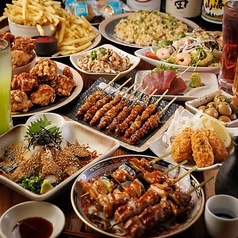 個室で味わう国産牛タンと朝どれ鮮魚　にくと魚　南越谷店のコース写真