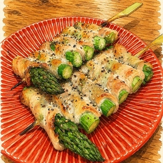 【野菜】アスパラ豚巻き串