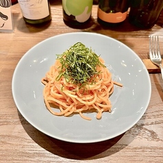大葉と明太子のパスタ