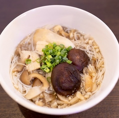 きのこたっぷりにゅう麺