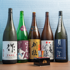 厳選した日本酒が織りなす、四季折々の風味をご堪能あれ