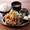 料理メニュー写真&nbsp;唐揚げ定食 4個/5個