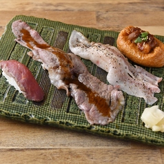 炙り肉寿司盛り合わせ