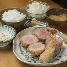ヒレかつと海老フライ定食
