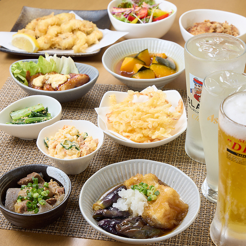 いっぷくで豊富な創作料理をご堪能いただけます♪