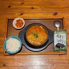 スンドゥブチゲ定食