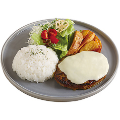 チーズ＆ハンバーグプレート（限定15食）