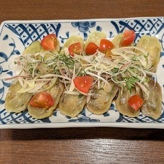 茄子の和風カルパッチョ