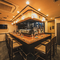 おしゃれでカジュアルに和風モダンな店内