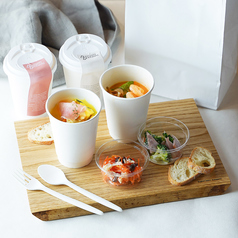 スープのお持ち帰りOK！