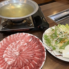 もつ鍋 もつしゃぶ たきもとのコース写真