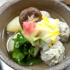 蓮根入り鶏つくねのみぞれ煮
