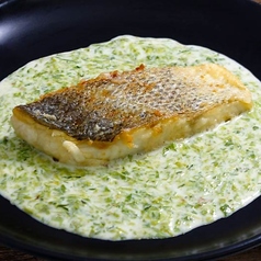 本日の魚のムニエル　～青海苔クリームソース～