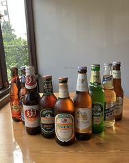 アジア各国のビールが楽しめる