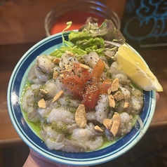 生イイダコのカルパッチョ