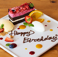 バースデープレートご用意ございます♪