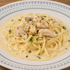 白子のクリームパスタ