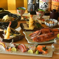 握り盛り合わせや割烹料理を堪能！飲み放題付きコース★