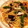 広島産牡蠣と明石産タコのペペロンチーノ