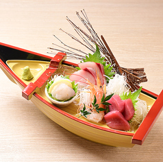 直送鮮魚の3種盛合せ