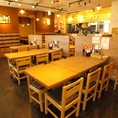 テーブル席でも20名までご案内できますよっ♪もっと大勢の場合は店長に聞いてみてね♪※系列店イメージ