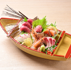 直送鮮魚の5種盛合せ