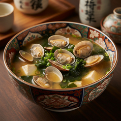 味噌汁(あさり・ワカメ)