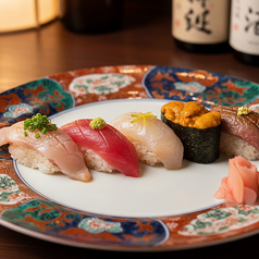 お任せ握り寿司五巻 