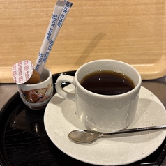 王道のホット竹炭焙煎コーヒー♪