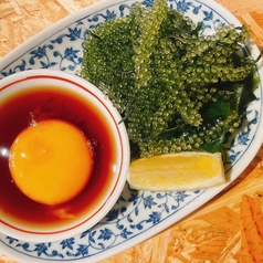 海ぶどう卵黄ポン酢