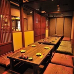 大人数様でもＯＫ！個室空間でゆったりとご宴会を！