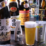 ドリンクメニュー種類豊富にご用意♪串に合う生ビールや日本酒、焼酎はもちろんカクテルなども充実！